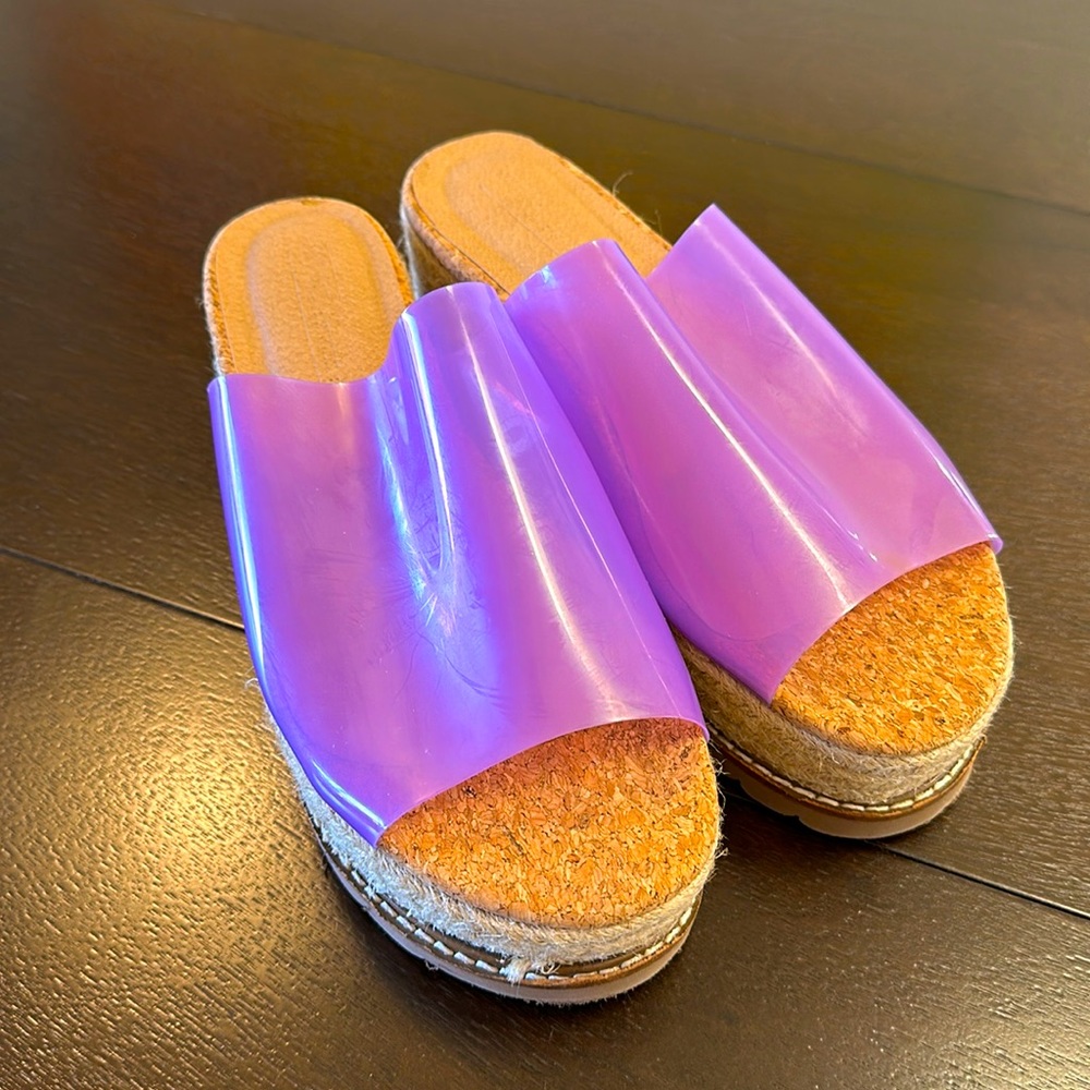 ASOS Lilac Platform Sandals